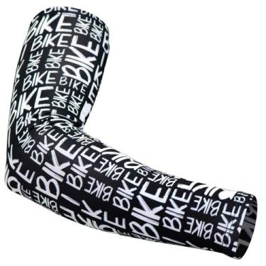 Imagem de Manguito HUPI Bike Preto Proteção UV50+, Preto, P