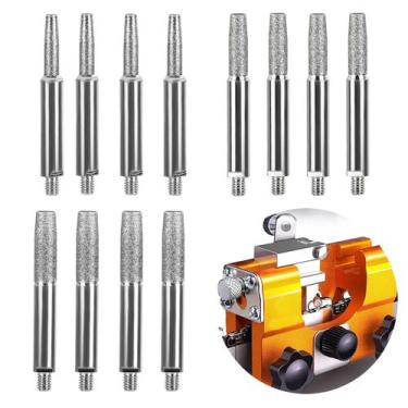 Imagem de Pedra de afiar para motosserra HOMSHIAM Diamante de alta dureza 12 uni