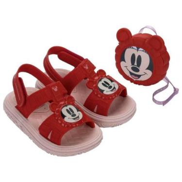 Imagem de Sandália Infantil Menina Grendene Kids Disney Puff Bag Baby, Rosa, 21
