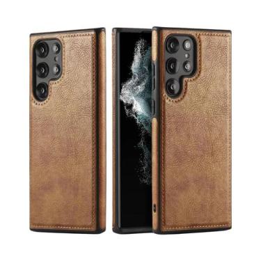 Imagem de Capa de couro PU para Samsung Galaxy S25 S24 S23 Ultra S22 Plus + Soft