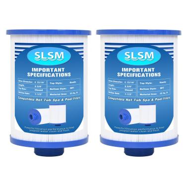Imagem de Filtro de spa 4CH-23 substitui PFF25TC-P4, filtro de spa compatível com Unicel 4CH-23, para Filbur FC-2400, Lifesmart 303263, FF-100, XLS-442, SD-00206, AK-90032 Filtro de banheira de hidromassagem