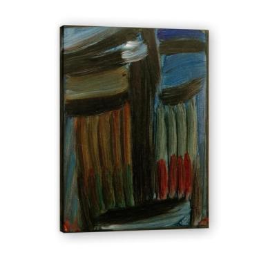 Imagem de Pôster de arte expressionista (sem título 36) por Alexej von Jawlensky. Pinturas a óleo famosas. Decoração de parede de sala de estar ou escritório. Moldura interna 50 x 70 cm - 19,6 x 27,5 pol