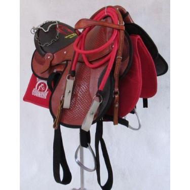 Imagem de Sela Australiana Havana Para Passeio Completa Original Mangalarga Com 