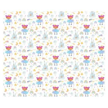 Imagem de Papel de Parede Adesivo Infantil Princesa Quarto Menina - 808pcm - All