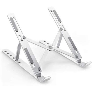 Imagem de Suporte para Notebook Portátil em Metal Dobrável Ergonômico - Laptop s