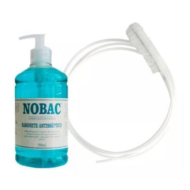 Imagem de Kit Limpeza CPAP - Sabonete Nobac + Escova de Limpeza de traquéia - Na