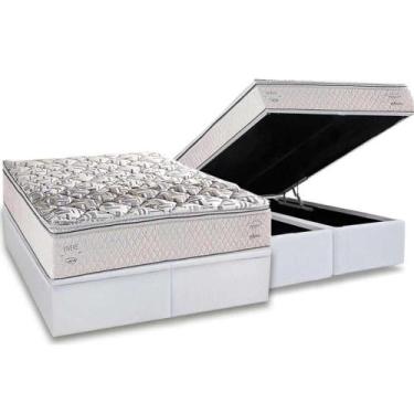 Imagem de Cama Box Baú Queen: Colchão Anatômico Herval AG65 Santorini C1604 + Ba