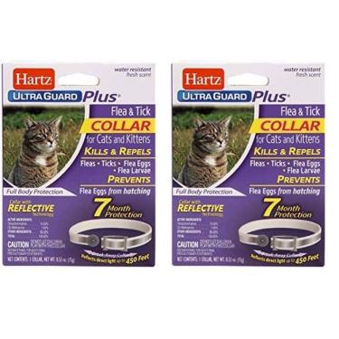 Imagem de Coleira anti-pulgas e carrapatos Hartz UltraGuard Plus Reflective Cat x2