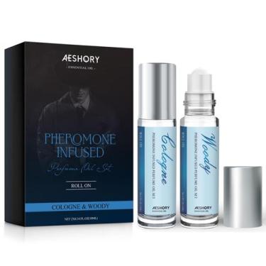 Imagem de Perfume Aeshory Pheromone para homens Roll-On 2x30ml de longa duração