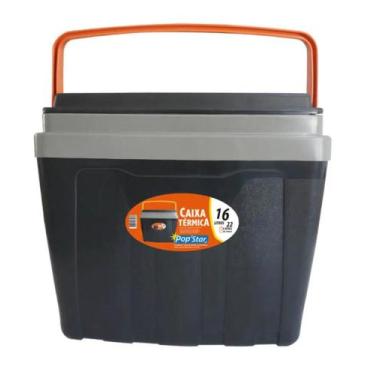 Imagem de Caixa Térmica Cooler de Plástico 16L Pop Star - Antares