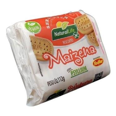 Imagem de Biscoito Maizena C Psyllium Vegano S Gluten Acucar Crocante - Natural 