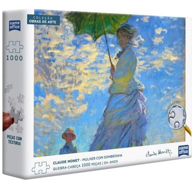 Imagem de Puzzle 1000 Peças Monet Mulher com Sombrinha Toyster