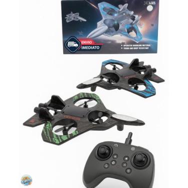 Imagem de Avião De Controle Remoto Jato Drone Com Controle Remoto 4 Motores 2.4g