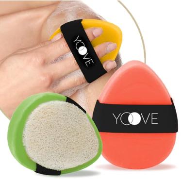 Imagem de Yoove Sabonete de frutas frescas com esfregão, sabonete em barra natural sortido com antioxidantes e extratos ricos em vitaminas, romã, maracujá e sabonete de frutas cítricas para pele nutrida e