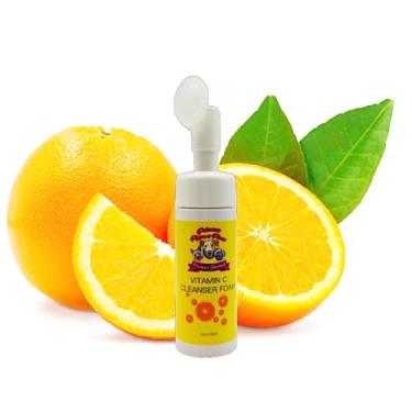 Imagem de Limpador facial espumante com escova esfoliante anexada (141 g), sabonete facial espumante para pele oleosa, cuidados com a pele acne, lavagem diária do rosto para a manhã à noite, homens e mulheres