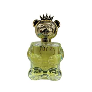 Imagem de Ursinho Perfume feminino Frasco de Urso com Coroa Dourada, Fragrância Suave 100ml