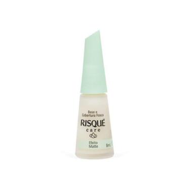 Imagem de Esmalte Risqué Care Base E Cobertura Fosca 8ml - Risque