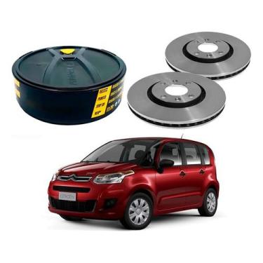 Imagem de Disco Freio Dianteiro 283mm C3 Picasso 1.6 2012 A 2015 - Fremax