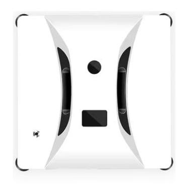 Imagem de Robo Limpa Vidros Automático Janela Espelho Controle Remoto Branco