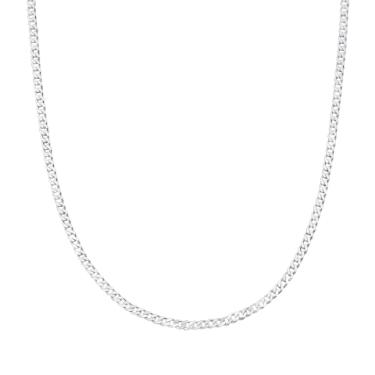 Imagem de Colar Masculino 2 mm Grumet Corrente 70cm Prata 925 Softjoias