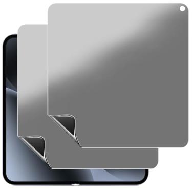 Imagem de YIEDBCX Pacote com 2 protetores de tela fosco de privacidade para Google Pixel 10 Pro Fold, protetor de tela interno antirreflexo anti-espião, película macia