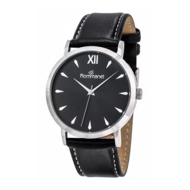 Imagem de Relógio Rommanel Analógico Social Prata Com Preto 650073, única