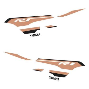 Imagem de Adesivo Protetor Tank Pad Yamaha YZF R1 2015 Lateral - Cromo Sign