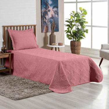 Imagem de Kit ColchaCobre Leito Dupla Face Solteiro 2 Peças Mimo - Bela Casa Sho