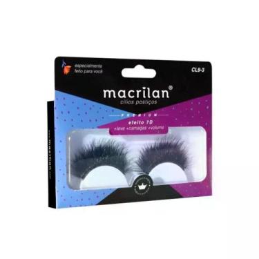 Imagem de Cílios Postiços Efeito Super 7D Cl9-3 Macrilan