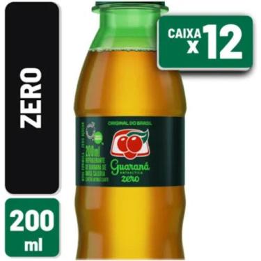 Imagem de Refrigerante Guaraná Zero Açúcar Antarctica 200ml 12un, zero