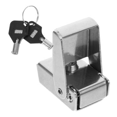 Imagem de Healifty Conjunto de trava lateral de motocicleta de aço inoxidável com substituição de trava de porta-malas fácil instalação para motocicletas e scooters elétricas