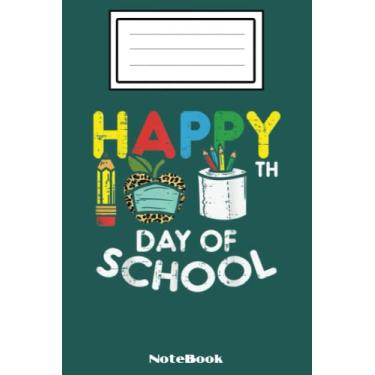 Imagem de Happy 100th Day School Leopard Apple Mask Quarantine Gift Notebook: Happy 100 Days of Gratitude Journal: Practice Gratitude Daily Notebook and Inspiration Guide, 6x9x110 page