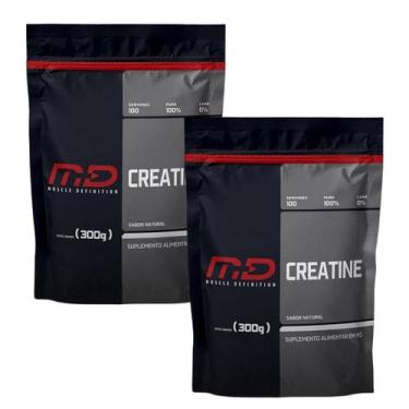 Imagem de Creatina MD 100% Pura Refil 2x 300g - Muscle Definition