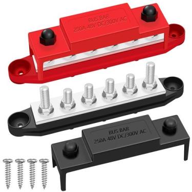 Imagem de Bloco de distribuição de energia Battery Bus Bar Aienxn 250A 12V