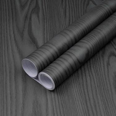 Imagem de Papel de contato Abyssaly Wood Espessar madeira natural 45cm x 10m