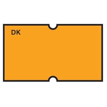 Imagem de DayMark Safety Systems IT120547 Etiqueta permanente em branco com codificador de data, para pistola de marcação DM3 SpeedyMark 10 de 1 linha, laranja florescente (pacote com 8 rolos)