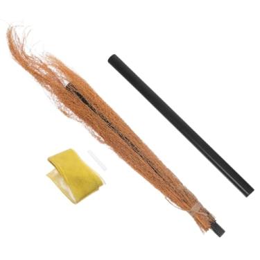 Imagem de Decoração De Vassoura De Halloween De Bruxa Vassoura Adereço De Casa Mal-assombrada Vassoura De Bruxo Vassoura De De Madeira Produtos Para o Lar Roupas