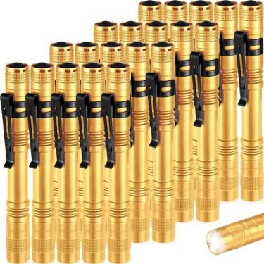 Imagem de Lanterna Hortsun Mini Pen Light Pocket LED 13 cm Amarela x20