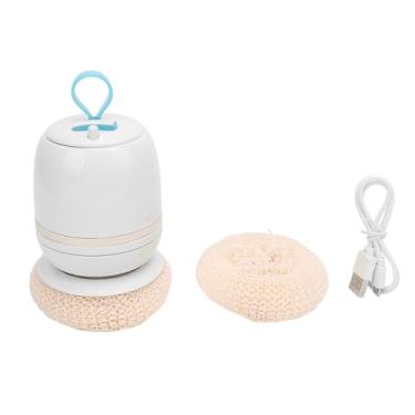 Imagem de Escova Elétrica para Limpeza de Pratos, Material ABS, Tecnologia de Turbilhão de Pressão para Serviço Inebriante, Purificador Portátil de Esfrega Eficaz para Cozinha Doméstica