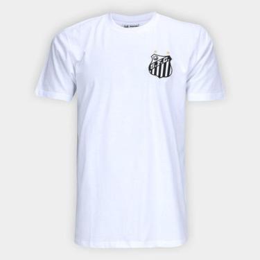 Imagem de Camiseta Santos Classic Masculina - Surf Center, Off white, P