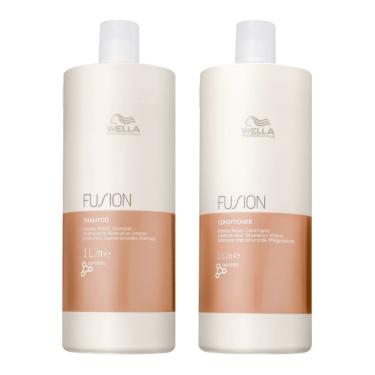 Imagem de Wella Fusion Shampoo 1000ml e Condicionador 1000ml