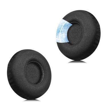 Imagem de Almofadas de substituição para fones de ouvido Joghaw, almofadas para JBL Tune 600BTNC/660NC/T600BT/670NC, tecido respirável de seda gelada, espuma de memória com cancelamento de ruído - preta