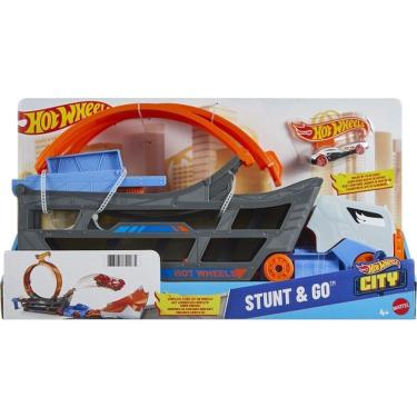 Imagem de Hot Wheels Pista CITY Transportador de Acrobacias Mattel GCK38