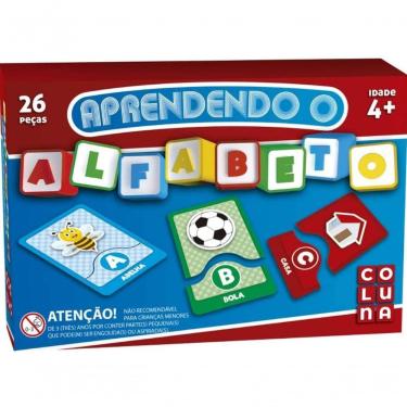 Imagem de Jogo Pedagógico Aprendendo O Alfabeto - Coluna