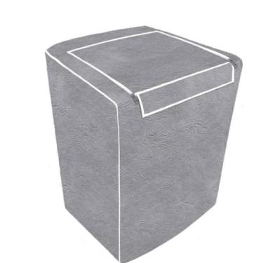 Imagem de Capa Máquina Lavar Roupas Ziper Ajustável M Cor:Cinza