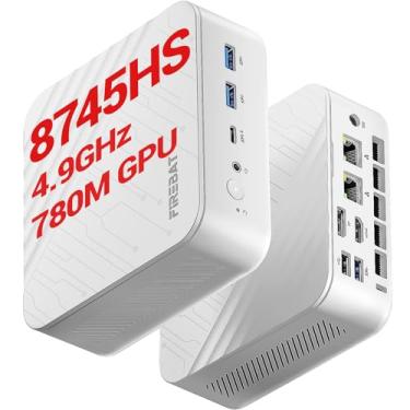 Imagem de FIREBAT Computador Mini Gaming PC Ryzen7 8745HS 8C/16T 4.9GHz, Radeon 780M Graphics, 16GB (8GB+8GB) DDR5 5600MHz, 512GB PCIe SSD, WiFi6, BT5.2, Estudante/Casa/Negócios/Computador Desktop Gaming 【A5P】