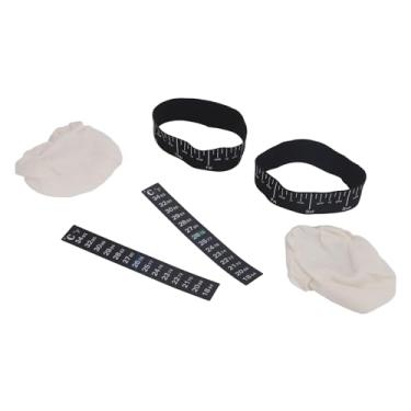 Imagem de SUNGOOYUE Conjunto de Tampa de Frasco de Fermento Respirável Com Tiras de Temperatura para Potes de 3 "a 4" de Diâmetro, Conjunto Completo para Alimentação Uniforme, Entusiastas de Fermento