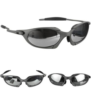 Imagem de Oculos Sol Mandrake Juliet Lupa Proteção Uv Metal Case Black Iridium Verão Todo Metal Praia Casual