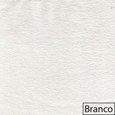 Imagem de Divã Recamier Orgânico França 220cm Lado Dir Pés Metal Dourado Bouclé Cor Branco