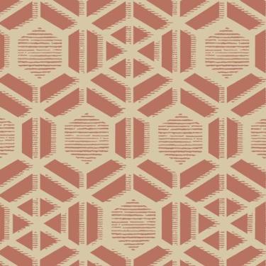 Imagem de Papel De Parede Capri Geométrico Dourado 190512606